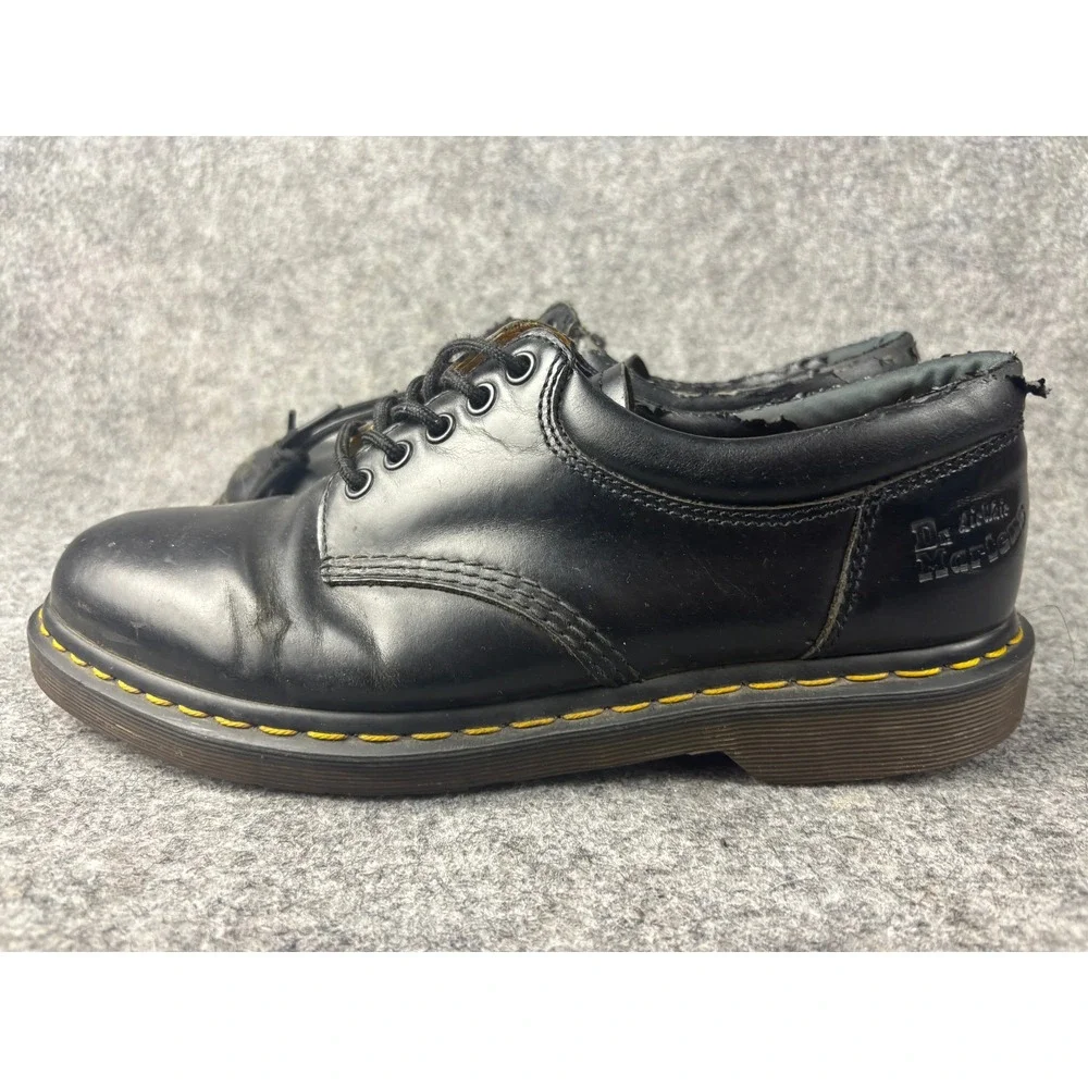Dr. Martens 8053 Oxford Shoes Mens 10 Black Leather Padded Collar 11849